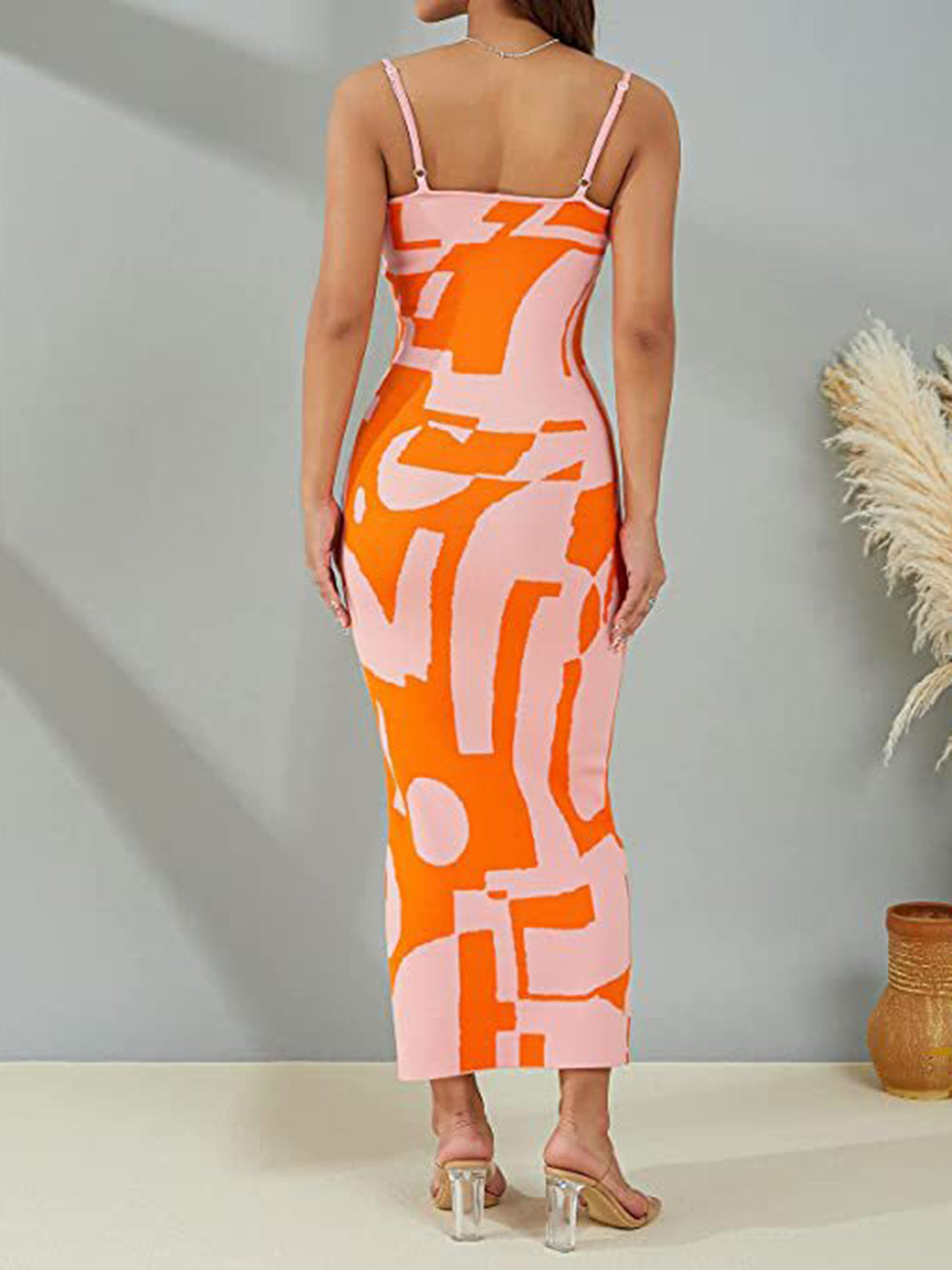 Spaghetti Strap Maxi Sweater Dress - Siennasass